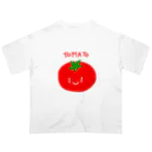 奏🤍-kanade-🥀⛓のかなで作にこにこトマトTシャツ オーバーサイズTシャツ