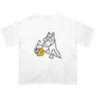 とうけいばのビールが旨いオーバーＴ (淡) Oversized T-Shirt