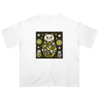 可愛い動物マトリョーシカの猫のマトリョーシカ（レモン） Oversized T-Shirt