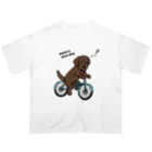 efrinmanのbicycleラブ チョコ Oversized T-Shirt