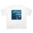 Teal Blue CoffeeのCafe music - Before dawn - オーバーサイズTシャツ