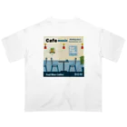 Teal Blue CoffeeのCafe music - Meeting place - オーバーサイズTシャツ