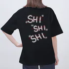 Frei Hyäneのハイエナの下剋上（Tシャツ、スウェット裏プリントあり） Oversized T-Shirt