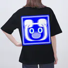 ✨🌈✨ユラクラカン🇯🇵 ✨🌈✨の🌈ʕ•ᴥ•ʔ KUMAZUKIN 🌈ʕ•ᴥ•ʔ 青空ブルーバージョン  オーバーサイズTシャツ