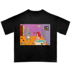 ピンクスキーのお店の愛の生活 Oversized T-Shirt