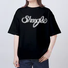 週刊少年ライジングサンズのShoogle(シューグル)ロゴ 白字 Oversized T-Shirt