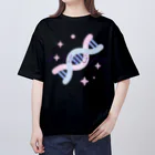 ゆにねこ惑星の⫘ﾒﾝﾀﾙｸﾗｯｼｭ⫘D オーバーサイズTシャツ