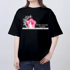 MegSan's free design🌷のWabi-Sabi (白) Oversized T-Shirt
