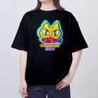 ✨🌈✨ユラクラカン🇯🇵 ✨🌈✨の🍊🐈 オレンジキャット🍊🐈　ライト オーバーサイズTシャツ