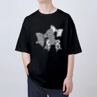 chihacoの白のリボン Oversized T-Shirt