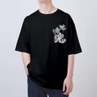 Soul Wood Bros.の地酒魂【白抜き文字】 Oversized T-Shirt