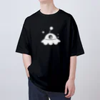 cosmicatiromのUFO 白 オーバーサイズTシャツ