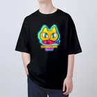 ✨🌈✨ユラクラカン🇯🇵 ✨🌈✨の🍊🐈 オレンジキャット🍊🐈　ライト オーバーサイズTシャツ