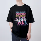 otoshimono-music shopのWe Love WIND MUSIC オーバーサイズTシャツ