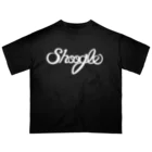 週刊少年ライジングサンズのShoogle(シューグル)ロゴ 白字 オーバーサイズTシャツ