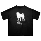 bow and arrow のパグ犬 Oversized T-Shirt