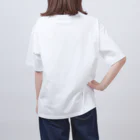 ビールとアート TM-3 Designの名画 × BEER（写楽）白線画 オーバーサイズTシャツ