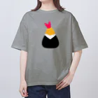 ぽぴーぴぽーのえびデカ天むす オーバーサイズTシャツ