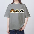 cotton-berry-pancakeのねこがかぶる　くり Oversized T-Shirt