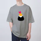 ぽぴーぴぽーのえびデカ天むす オーバーサイズTシャツ