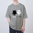 のほほん屋のしろくろモンスターちゃん オーバーサイズTシャツ