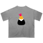 ぽぴーぴぽーのえびデカ天むす オーバーサイズTシャツ