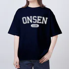 温泉グッズ@ブーさんとキリンの生活のONSEN 1126（ホワイト） Oversized T-Shirt