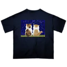 coeur.yu（クードットユー）の猫と星空 Oversized T-Shirt