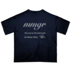 mmgrのThe best path -gray- オーバーサイズTシャツ