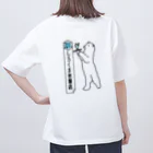 ロジローのしろくま氷菓店(宇治金時)バックプリント オーバーサイズTシャツ