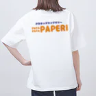 ぱぺりショップのぱぺりくん バックプリントT オーバーサイズTシャツ