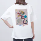 yamanesunのオーロラ龍～peaceful days～ Oversized T-Shirt