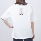 かなちのおみせ。のもるちゃんはたらくくるま。 オーバーサイズTシャツ