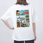 すとろべりーガムFactoryの【バックプリント】 ドット浮世絵 オーバーサイズTシャツ