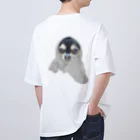 【ホラー専門店】ジルショップの可愛い＊おばけ犬＊写真アート＊チワワ Oversized T-Shirt