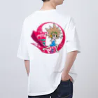 空想世界　HowlingAL のせなかのとげ子 Oversized T-Shirt