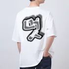 LalaHangeulの멋 (粋) ハングルデザイン　背面プリント Oversized T-Shirt