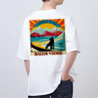 syaroronのアート的なスノーボーダー Oversized T-Shirt