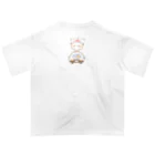 かなちのおみせ。のもるちゃんはたらくくるま。 オーバーサイズTシャツ