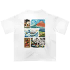 すとろべりーガムFactoryの【バックプリント】 ドット浮世絵 Oversized T-Shirt