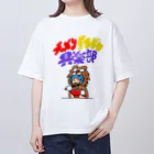 うんぽこ☆ピーナッツのラーメンずるずる倶楽部 オーバーサイズTシャツ