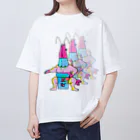 ニンジャスレイヤー公式/ダイハードテイルズの【エビな】BIO SUMOTORI Oversized T-Shirt