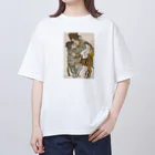 世界の絵画アートグッズのエゴン・シーレ《シーレの妻と小さな甥っ子》 オーバーサイズTシャツ