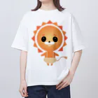 ぱぺりショップのぱぺりくん バックプリントT オーバーサイズTシャツ