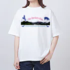 kscotoの北アルプス稜線写真 オーバーサイズTシャツ