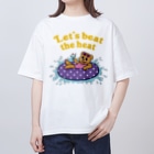 Melody and Freddieの大人もLet's beat the heat Oversized T-Shirt