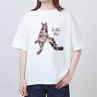 N-huluのキジトラにゃんこ オーバーサイズTシャツ