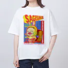 Siderunの館 B2のバンドブームロンT風だよ！さげみちゃん Oversized T-Shirt