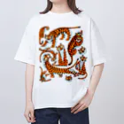 segasworksのトラちゃんまみれ Oversized T-Shirt