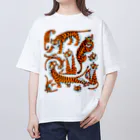 segasworksのトラちゃんまみれ オーバーサイズTシャツ